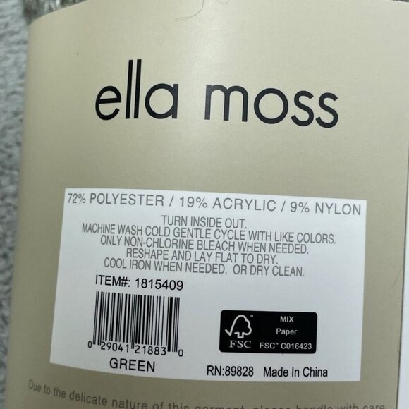 Ella Moss Button-Up Womens Cardigan Large Gray Relaxed Fit d0097 - Picture 5 of 8